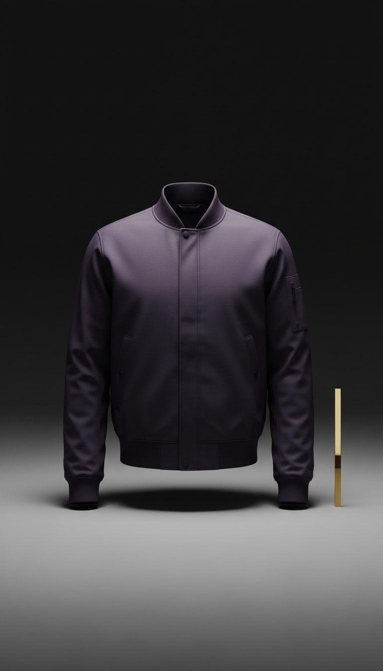 Deep Purple Technical Bomber Jacket