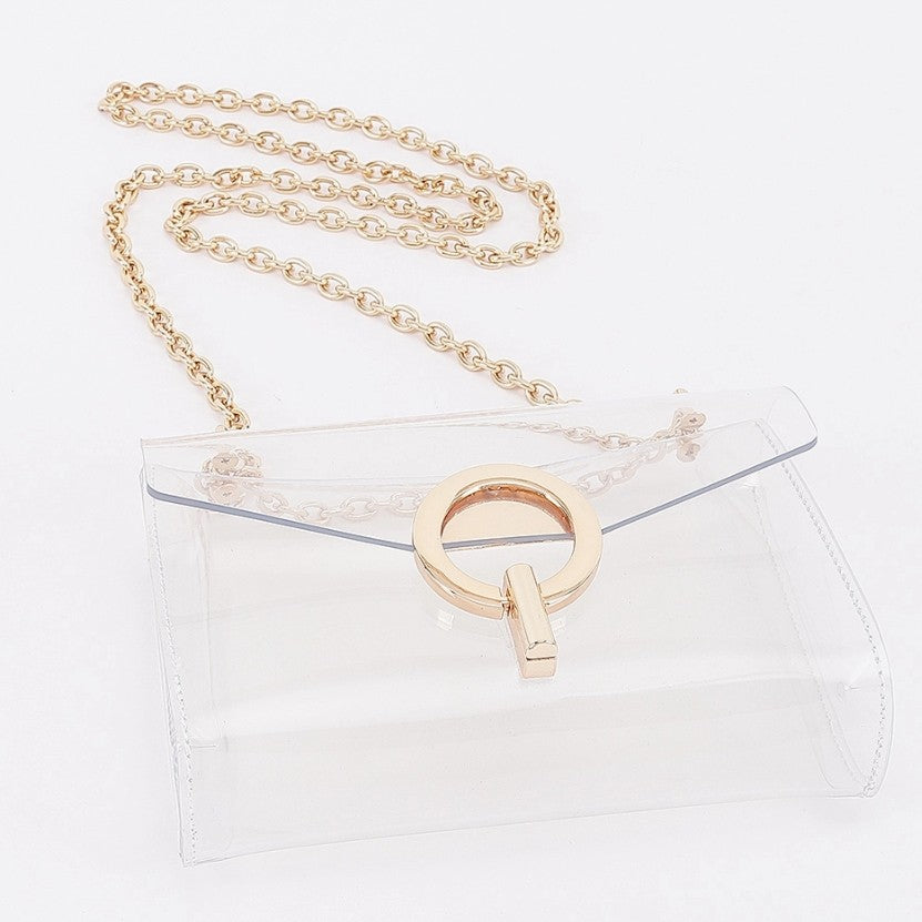 ✨ Luxury Clear Stadium Crossbody Bag