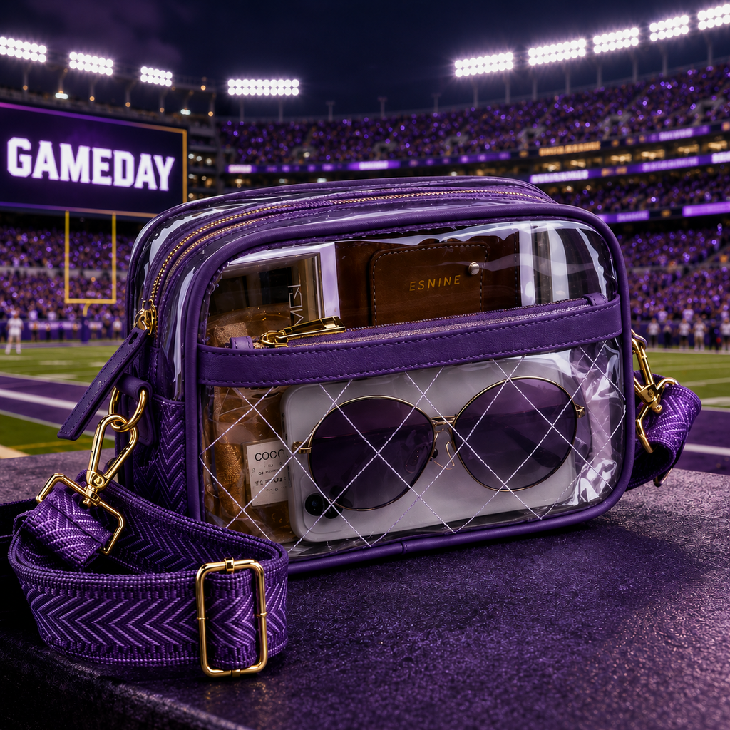 Gameday Stadium-Approved Clear Crossbody Bag