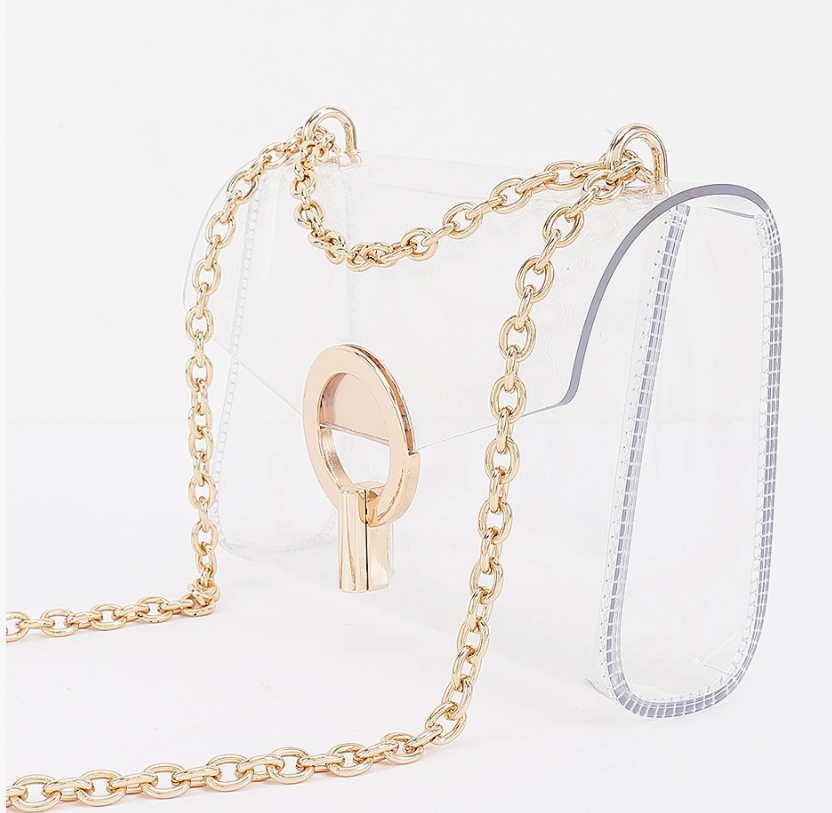 ✨ Luxury Clear Stadium Crossbody Bag