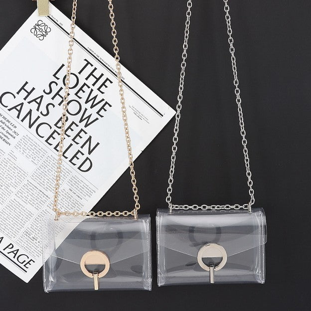 ✨ Luxury Clear Stadium Crossbody Bag