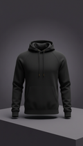 Matte Black Athletic Hoodie